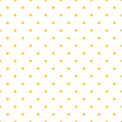 Orange vector seamless pattern background polka dot