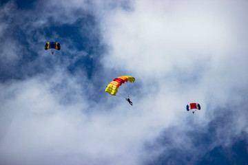 Men in the sky