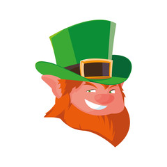 saint patrick lemprechaun head character