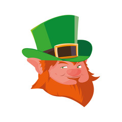 saint patrick lemprechaun head character