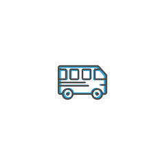 Bus icon design. Transportation icon vector design