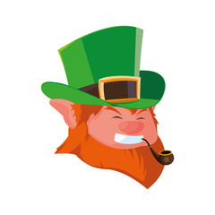 saint patrick lemprechaun head character