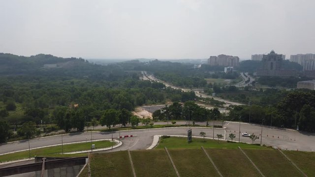 KUALA LUMPUR, MALAYSIA. 2019 Mar 12th. Panoramic View of Putrajaya Cityscape