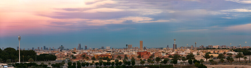 Sunset over Al-Khobar, Eastern Saudi Arabia