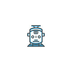 Train icon design. Transportation icon vector design