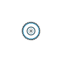 Wheel icon design. Transportation icon vector design