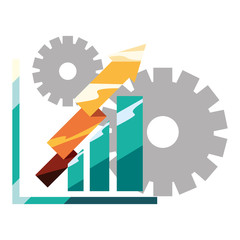 financial diagram gears