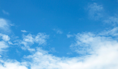 Naklejka na ściany i meble blue sky clouds