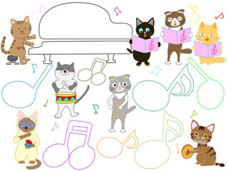 猫のコンサート