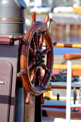 Ruderstand einer Windjammer