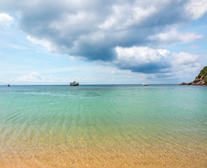 Obraz premium Mae Haad Beach seascape, Koh Phangan, Thailand