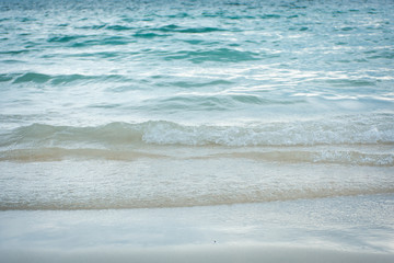 Soft wave on beach,soft focus.