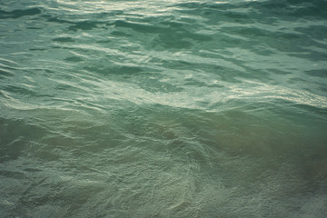 Fototapeta na wymiar Soft wave on beach,soft focus.