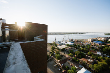 Cityscape from a height