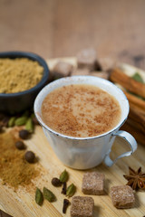 masala tea with different spices