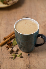 masala tea with different spices