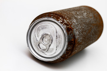 Rusty tin can