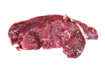 Piece of raw beef meat