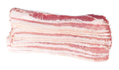 Several slices of bacon