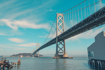 Naklejka premium bridge in san francisco