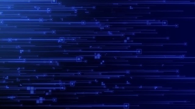 big data flow data analysis cloud computing with binary code running