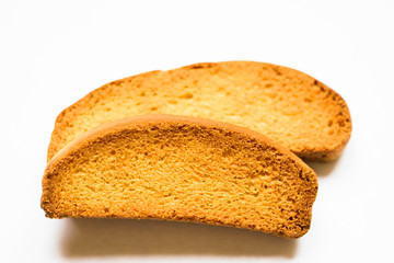 loaf of bread isolated on white background
