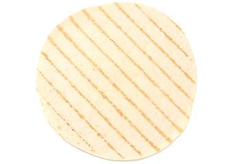 Tortilla wrap isolated on a white background
