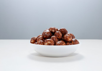 Snacks, snacks, chocolate nut, gourmet
