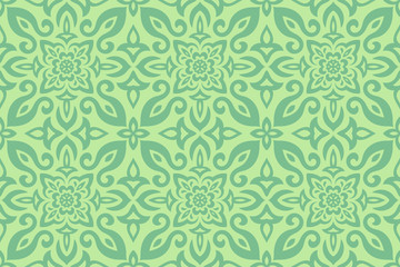 Azulejos Tile Vector Seamless Pattern