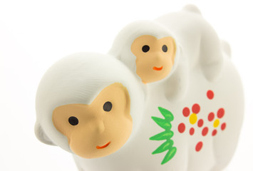 猿 申年 申 年賀素材