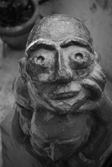 Buddha statue look at me.