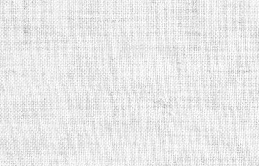 White linen fabric texture or background