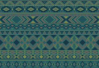 Indonesian pattern tribal ethnic motifs geometric seamless vector background. Modern indonesian tribal motifs clothing fabric textile print traditional design with triangle and rhombus shapes.