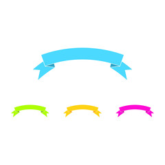 Modern Classic Ribbon Tittle Banner Template