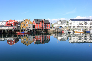 Fototapeta na wymiar Henningsvaer, Lofoten Islands, Norway