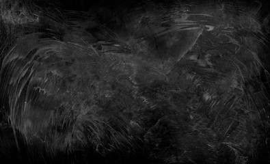 Old black cement wall