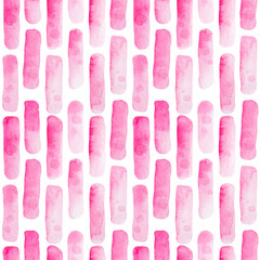 Pink watercolor seamless pattern background