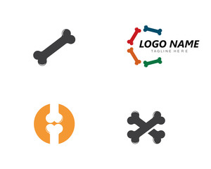 Bone logo concept illustration design 