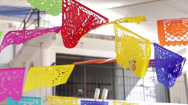 Papel picado, mexican party