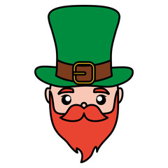 leprechaun saint patrick head character