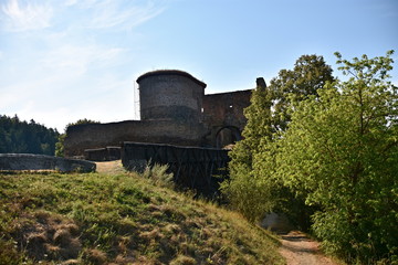 View of Krakovec, old fortress in Bohemia