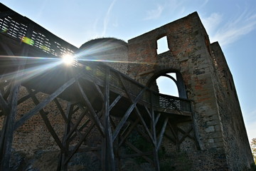 View of Krakovec, old fortress in Bohemia