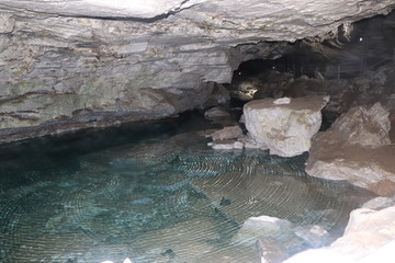 Kungur cave in Ural Mountines