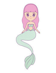 cute mermaid avatar character