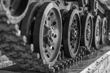 Fragments of military equipment Russia