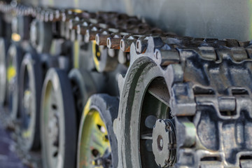 Fragments of military equipment Russia