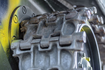 Fragments of military equipment Russia