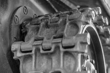 Fragments of military equipment Russia