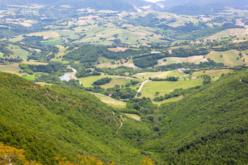 Obraz premium Elcito in Italy Marche 