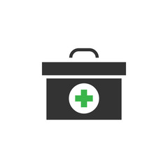 Medical box icon design template vector isolated